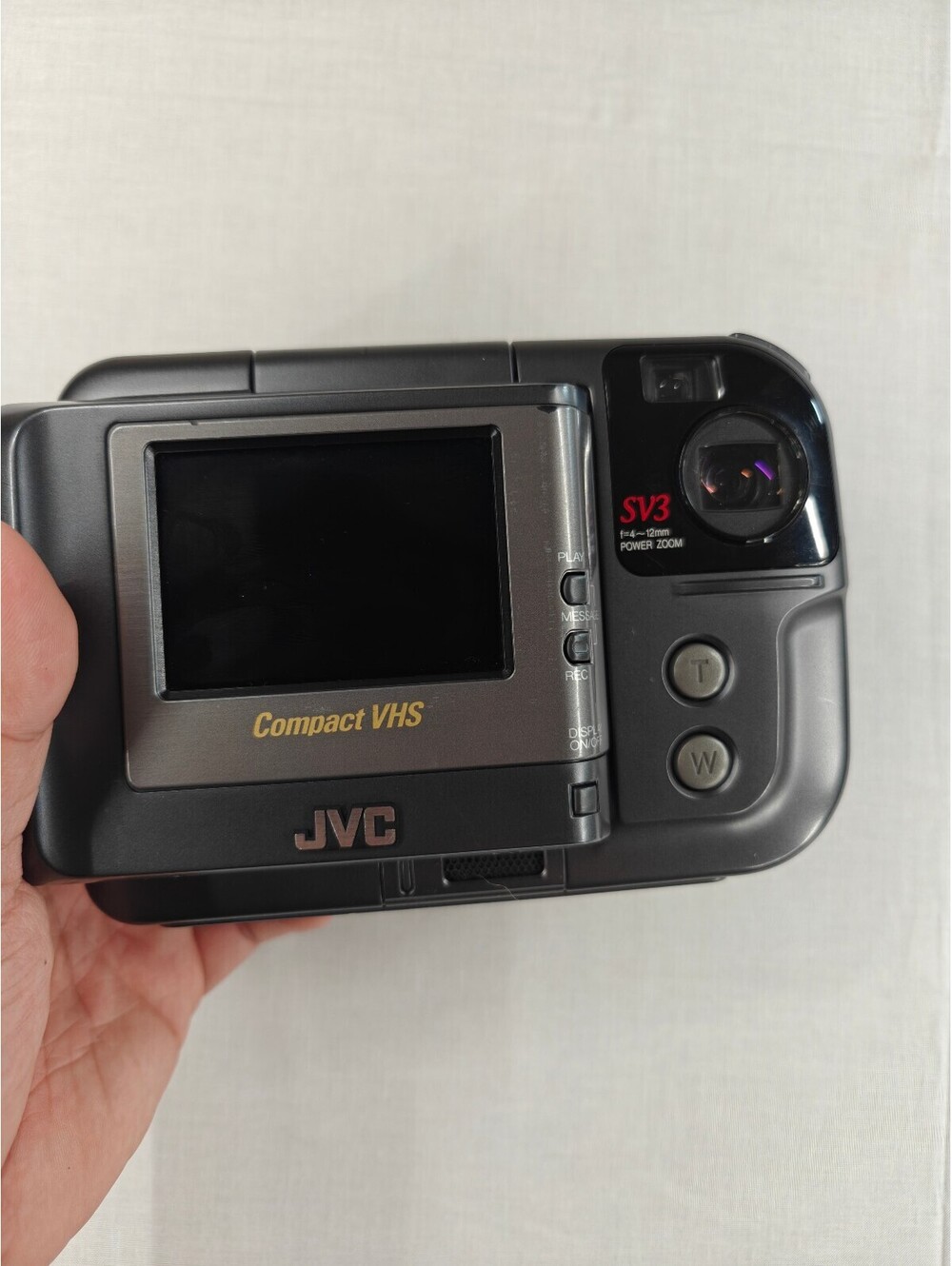 Vintage Camcorder Bundle Sony CCD-TR6 JVC GR-SV3 Quasar VHS-C Video8 Untested